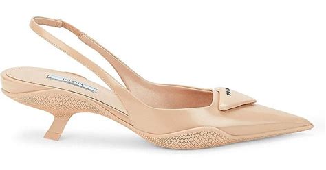 slingback prada shoes|prada slingback kitten heels.